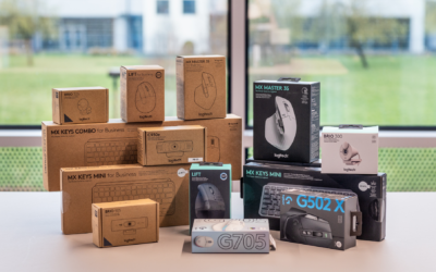  Logitech Lidera con Etiquetas de Carbono