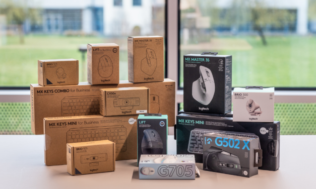  Logitech Lidera con Etiquetas de Carbono